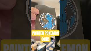 Awesome painted Pokemon coins!! #pokemon #pokemoncommunity #pokemonart