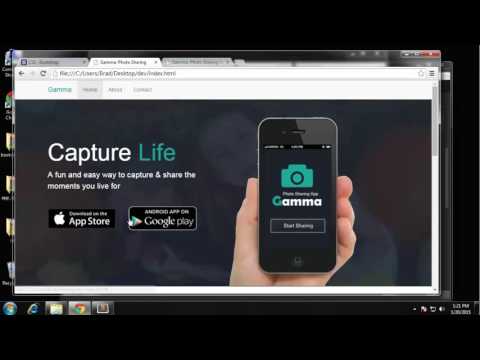Build a Photo Sharing Website with Bootstrap Part 3