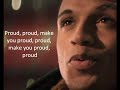 JLS PROUD Lyrics On Screen 2012 Sports Relief Single