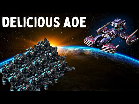 AUGUSTGRAD VS LARGE CLUMPS OF UNITS - Weekly Brawl [Starcraft 2 Direct Strike]