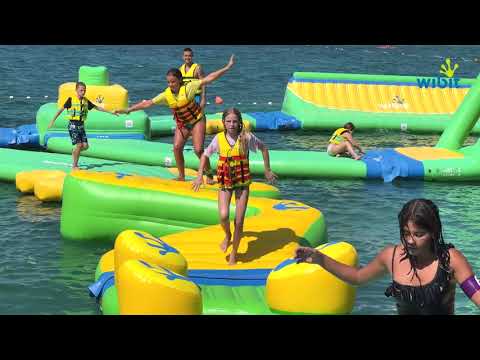 Nouveauté - Module Zigzag Wibit pour parcours aquatique gonflable - Réf A4691 - 6x3x0,8m - Capacité 4 personnes_3