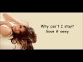 Lea Michele- Cue the rain with lyrics 