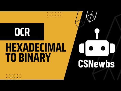 Hexadecimal to Binary [OCR]