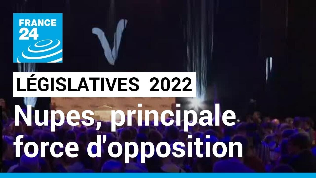 Législatives : la Nupes devient le principal groupe d'opposition • FRANCE 24