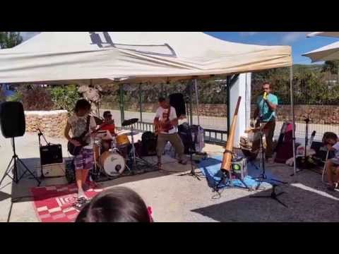 AZIBI - With Or Without You - (Didgeridoo Cover) @ Hippy Markt Ibiza