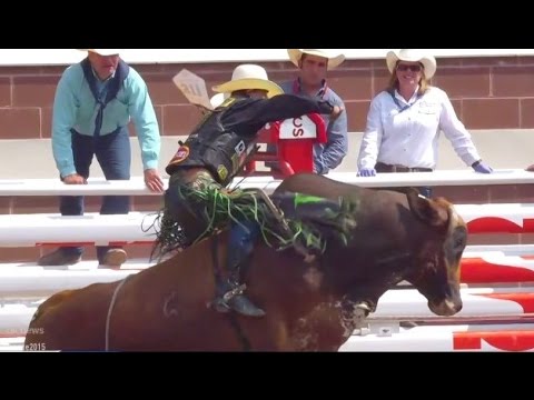 J.B Mauney wins bull riding on Day 5 ● Calgary Stampede 2015