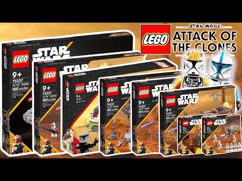 The ULTIMATE LEGO Star Wars Episode 2 Attack of the Clones | Geonosis Wave!