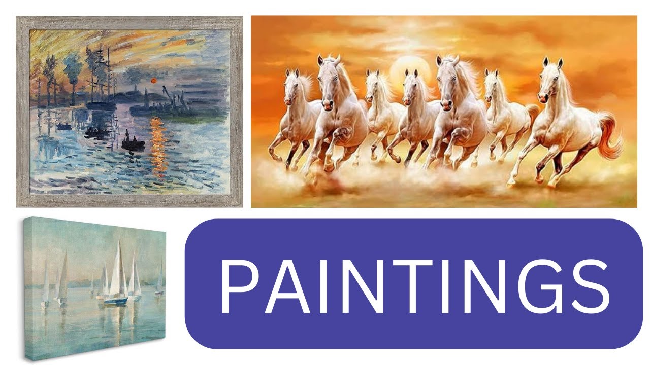 Top 5 Beautiful Paintings on Amazon || Wall Art