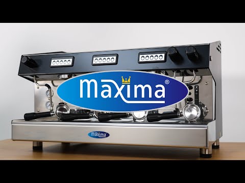 Maxima Gastro Espressomaschine - 3 Kolben - 540 Tassen pro Stunde