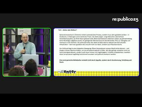 re:publica 25: Enrique Torres - Gehen oder Bleiben?