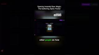 I built an app to open Alpha MTG packs 🎩✨
