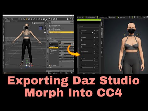 Daz Studio To CC4 Tutorial: Exporting Daz Morph Into Character Creator 3 Fully Explained!