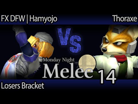 MNM14 Melee - FX DFW Hamyojo (Sheik) vs Thoraxe (Fox) - Losers Bracket