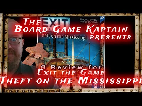 The Board Game Kaptain's review for Exit: The Game – Theft on the Mississippi