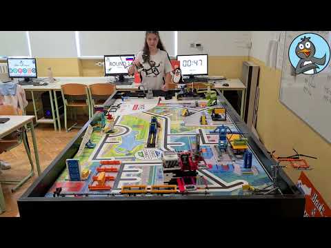 Cargo Connect (Strategy for Finals) + bird view - 680 points | Black&White | FLL | 2021/22