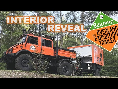 Interior Reveal des Unimog Overland Expedition Trailers