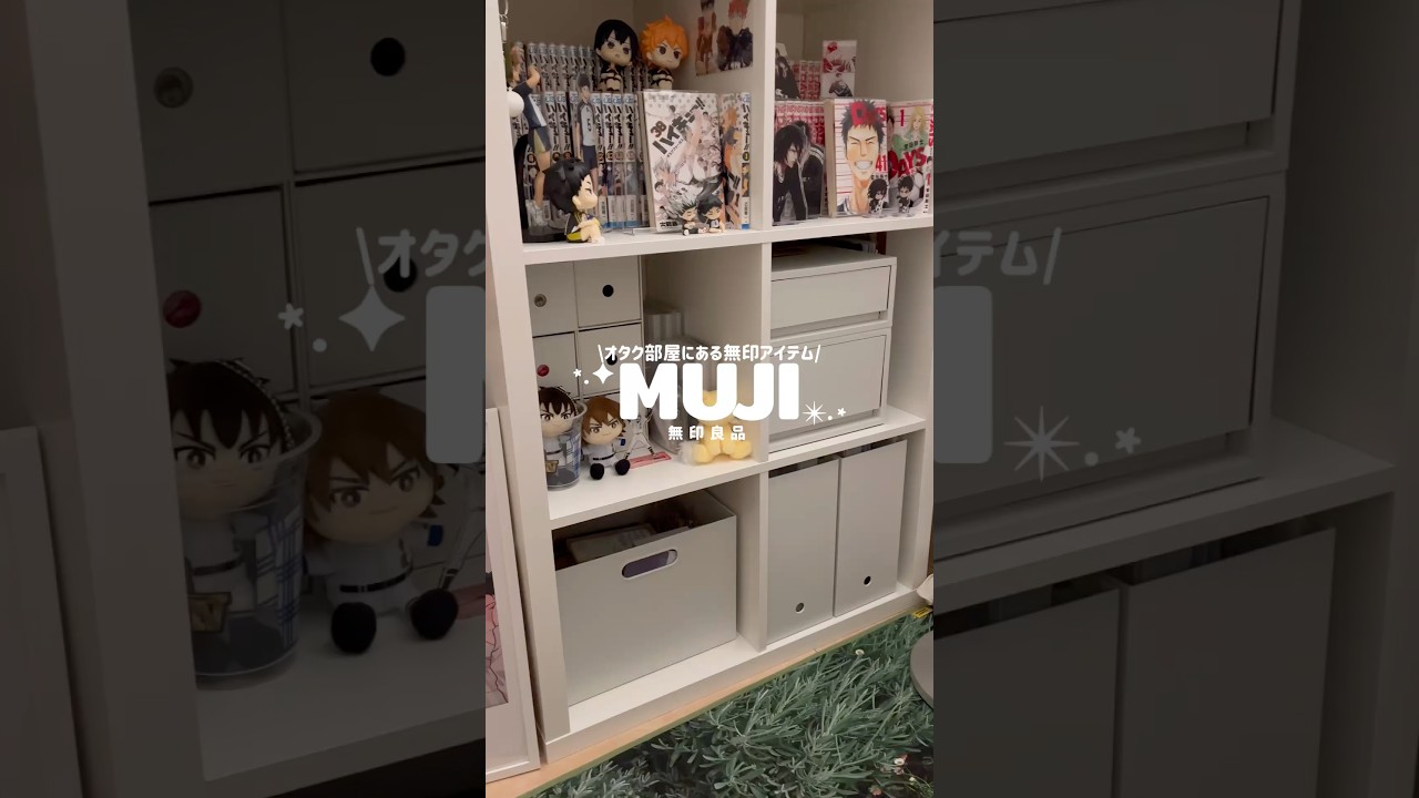 オタク部屋の無印アイテムをご紹介✨️ #オタク部屋 #推し活 #グッズ収納 #無印良品 #muji