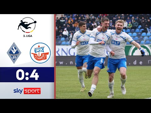 Ausrufezeichen im Aufstiegskampf! | SV Waldhof Mannheim - Hansa Rostock | Highlights - 3. Liga 25/26