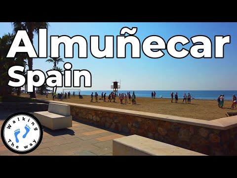 Almuñecar Walk Mercado de rua espanhol | Granada | Walking Spain.