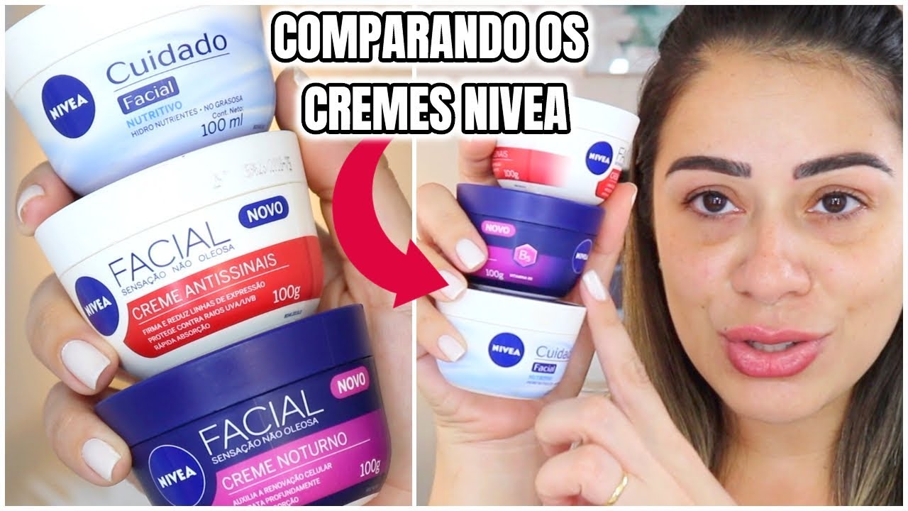CREME NIVEA FACIAL | COMPARAÇÃO