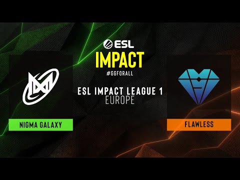 Nigma Galaxy vs Flawless - Map 1 [Overpass] - ESL Impact League S1 - Group A - EU