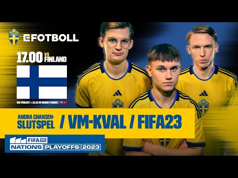 VM-kval - Följ Sveriges jakt på en VM-plats! #FIFA23