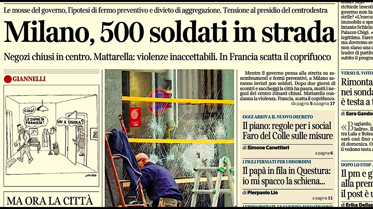 RASSEGNA STAMPA 20 OTTOBRE 2026. QUOTIDIANI NAZIONALI ITALIANI PRIME PAGINE DEI GIORNALI DI OGGI.