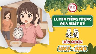 【Luyện Tiếng Trung qua nhật ký】HSK3 - HSK4 | 迟到 (Chídào) | Đến muộn