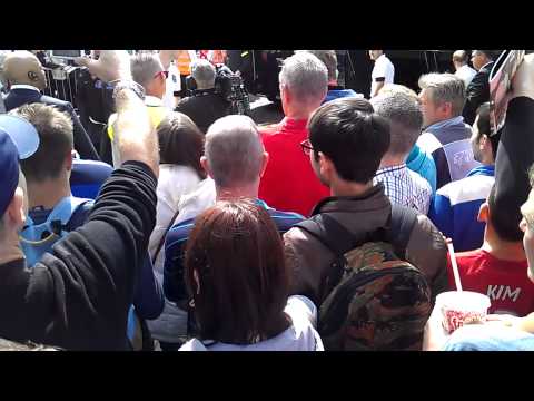 Everton arrive at Cardiff City Stadium - 31/08/13