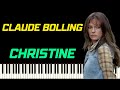 CLAUDE BOLLING - CHRISTINE (LE MAGNIFIQUE) | PIANO TUTORIEL