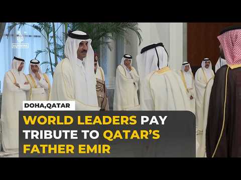 Qatar mourns Father Emir Sheikh Hamad bin Khalifa Al Thani as world leaders pay tribute in Doha