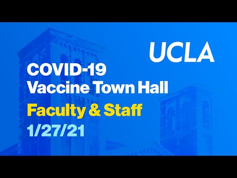 COVID-19 Vaccine Town Hall for Faculty and Staff - January 27, 2021