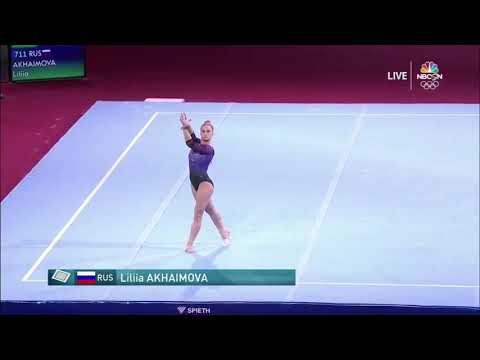 Lilia Akhaimova Floor Team Final 2019 World Championships