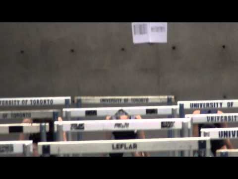 Daniel Chan 60m H at University of Toronto, Jan.22.2011 heats