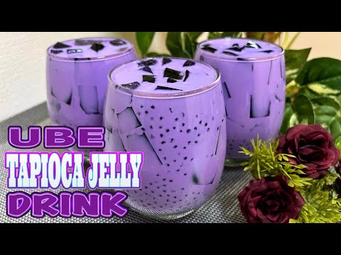 Ube Jelly Tapioca Drink