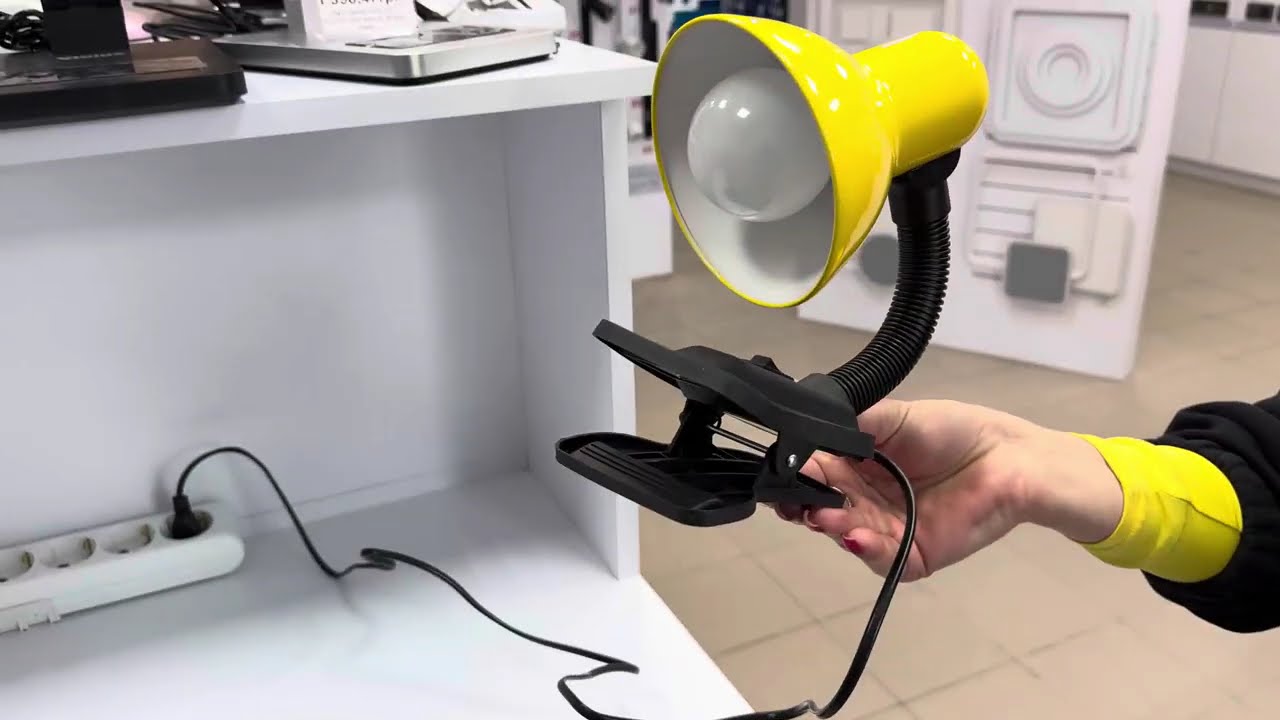 Настольная лампа с прищепкой LOGA LIGHT CL-106 Подсолнечник