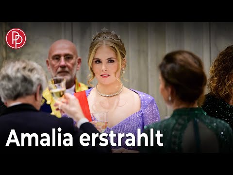 Bei Staatsbankett: Erschlankte Prinzessin Amalia überstrahlt alle | PROMIPOOL