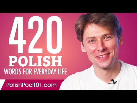 420 Polish Words for Everyday Life - Basic Vocabulary #21
