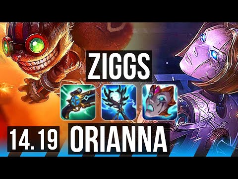 ZIGGS vs ORIANNA (MID) | 50k DMG, 7/5/21 | EUW Master | 14.19