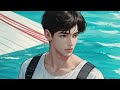AI Magazine 남자 안전요원 LookBook Man Lifeguard LookBook AI Art Drawing