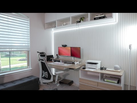 Transforming my Sister's Home Office / Desk Setup 2024