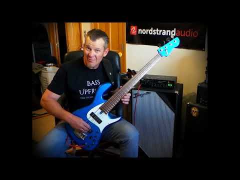 Lorita Fantone 5-AI Bass Demo - Nordstrand Zen Blades - Bergantino