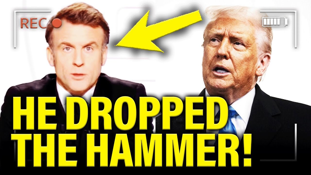 French Prez PUTS THE DAGGER in Trump to ALL OF FRANCE
