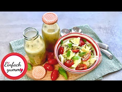 Salad dressing for leaf salads in stock