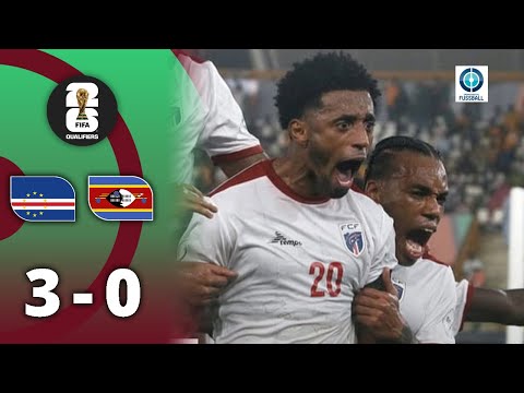SENSATION! Kap Verde qualifiziert sich erstmals für die WM | Kap Verde - Eswatini
