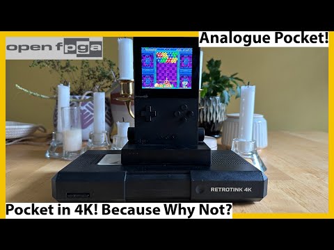 Analogue Pocket in 4K with RetroTink 4k! How Well Can Pocket Do 4K? Lets Find Out!