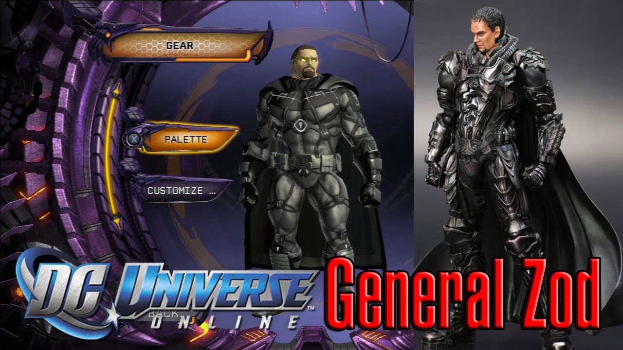 DCU Online General Zod Man Of Steel Tutorial