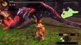 【MH4G/MH4U】Lv140テオ・テスカトル　生産弓　08’59’40 Teostra