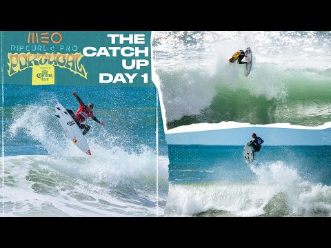 Peniche’s shifty sandbars lay down the gauntlet for MEO Rip Curl Pro Portugal  - The Catch Up Day 1