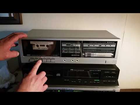 Sanyo RD S28 Stereo Cassette Deck Demo